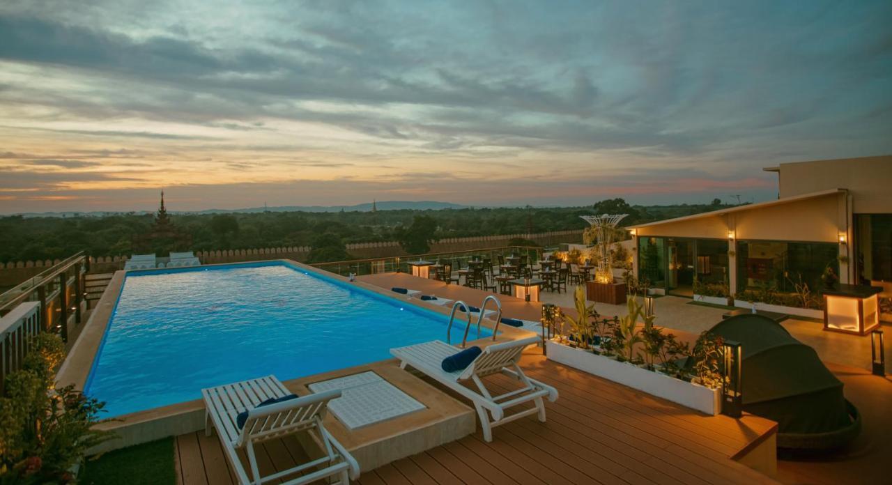 Sunset Palace View Suites Mandalay Bagian luar foto
